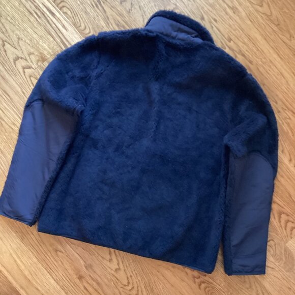Original Best Made Co Men's Fleece Wool Sherpa Zip-Up Jacket in Navy XL OUTDOORS - Picture 6 of 7